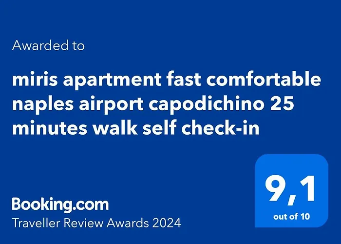 Miris Apartment Fast Comfortable Naples Airport Capodichino 25 Minutes Walk Self Check-In